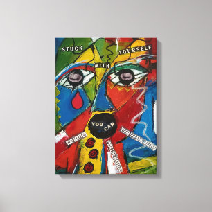 Stuck Canvas Afdruk