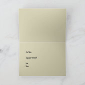 Stuck Folded Wenskaart Kaart (Binnen)