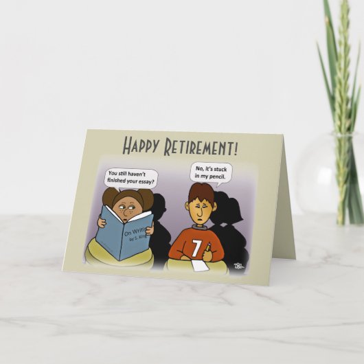 Stuck Folded Wenskaart Kaart (Voorkant)