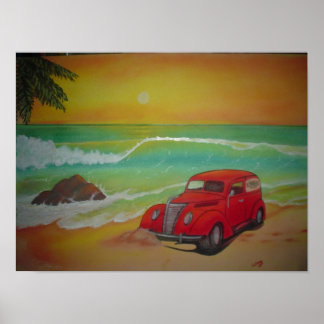 STUCK IN DE ZAND POSTER