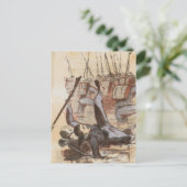 Stuck in Mud Civil Life Briefkaart (Staand voorkant)