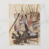 Stuck in Mud Civil Life Briefkaart (Voorkant)