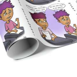 Stuck in Pencil Cadeaupapier