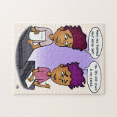 Stuck in Pencil Jigzaag Puzzle Legpuzzel (Horizontaal)