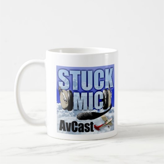 Stuck Mic AvCast Coffee Mok (Links)