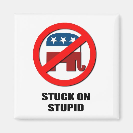 Stuck on Stupid Magneet (Voorkant)