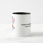 Stuck On You Modern Minimal Design  Mok (Midden)