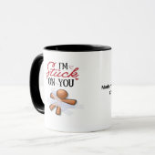 Stuck On You Modern Minimal Design  Mok (Voorkant links)