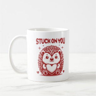 Stuck on You Schattigee Egel Schattige Wilde Dier Koffiemok