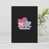 Stuck On You Valentine Funny Cactus Cute Design Feestdagenkaart (Staand voorkant)