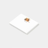 Stuck op je egel en hart post-it® notes (Schuin)