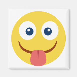 Stuck Out Tongue Emoji Magneet