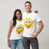 Stuck Out Tongue Emoji T-shirt (Unisex)