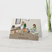 Stuck Record Wenskaart Kaart (Voorkant)