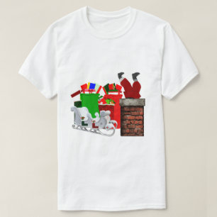 Stuck Santa Unisex T-shirt