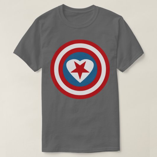 Stucky Shield HeartStar T-shirt (Design voorkant)