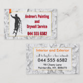 Stucwerk Schilderdienst Kleurrijk Budget Waarde Ni Visitekaartje (Voorkant / Achterkant)