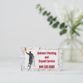 Stucwerk Schilderdienst Kleurrijk Budget Waarde Ni Visitekaartje (Staand voorkant)