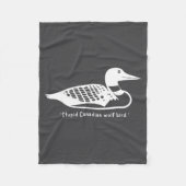 Stud Canadian Wolf Bird Funny Loon Humor  Fleece Deken (Voorkant)