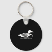 Stud Canadian Wolf Bird Funny Loon Humor  Sleutelhanger (Voorkant)