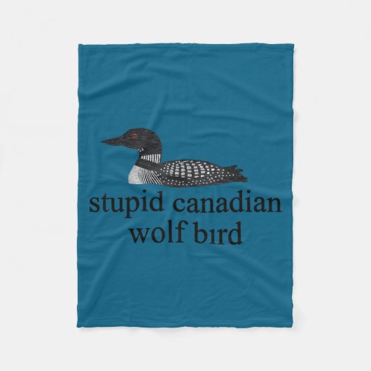 Stud Canadian Wolf Bird Lgbt Hockey  Fleece Deken (Voorkant)