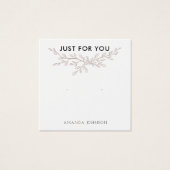 Stud Earring Display Kaart Modern Branch Earthy (Voorkant)