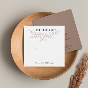 Stud Earring Display Kaart Modern Branch Earthy