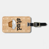 Stud Muffin Bagagelabel (Voorkant horizontaal)