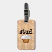 Stud Muffin Bagagelabel (Voorkant verticaal)