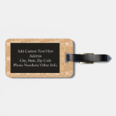 Stud Muffin Bagagelabel (Achterkant horizontaal)