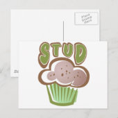 Stud Muffin Briefkaart (Voorkant / Achterkant)