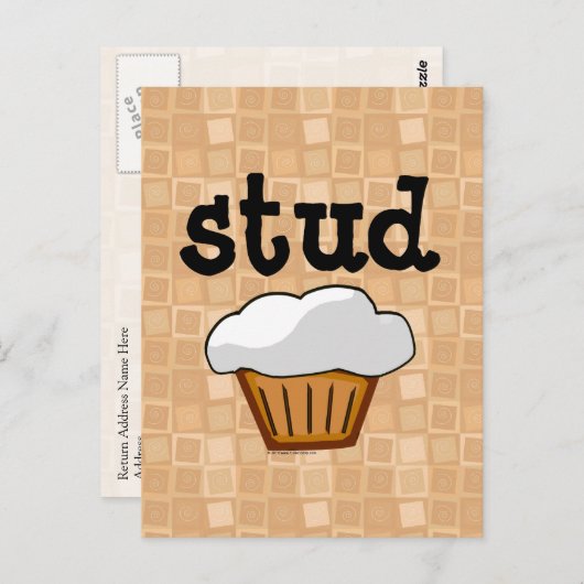 Stud Muffin Briefkaart (Voorkant / Achterkant)