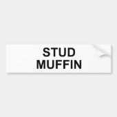 STUD MUFFIN BUMPERSTICKER (Voorkant)