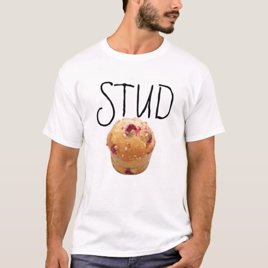 stud muffin cupcake muffin grappig t-shirt Design (Voorkant)