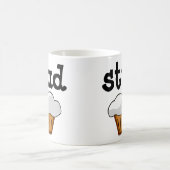 Stud Muffin, Cute Funny Bked Good Koffiemok (Center)