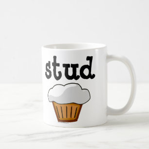 Stud Muffin, Cute Funny Bked Good Koffiemok