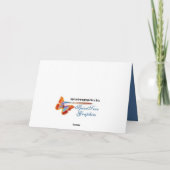 Stud Muffin Feestdagen Kaart (Achterkant)