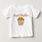 Stud Muffin, Funny Baby T-Shirt (Voorkant)