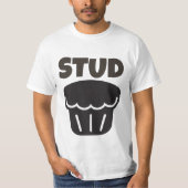 STUD MUFFIN FUNNY MANNEN T-SHIRS T-SHIRT (Voorkant)