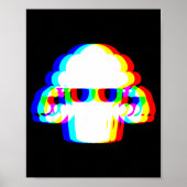 Stud Muffin Funny Muffin Varwave Edm Cyber Glitch  Poster (Voorkant)
