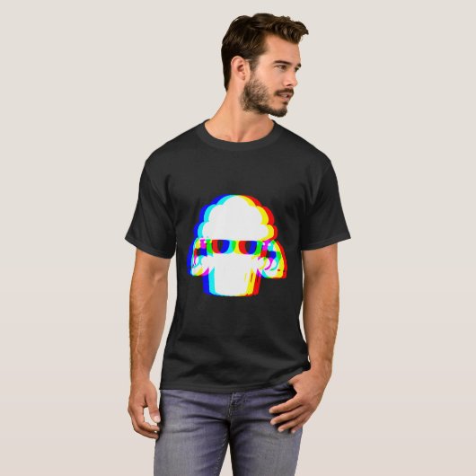 Stud Muffin Funny Muffin Varwave Edm Cyber Glitch T-shirt (Voorkant volledig)
