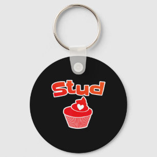 Stud Muffin Gelukkig Valentijnsdag Matching Kunst  Sleutelhanger