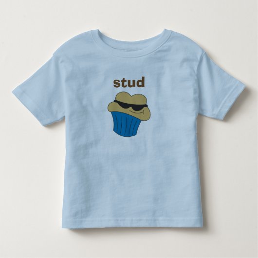 Stud Muffin gepersonaliseerd peuter T-shirt (Voorkant)