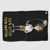 Stud Muffin Golfhanddoek (Horizontaal)