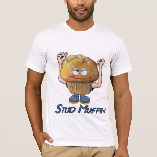 Stud Muffin Humor T-shirt (Voorkant)