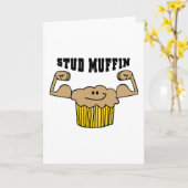 Stud Muffin Kaart (Gele Bloem)