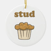 stud muffin keramisch ornament (Voorkant)