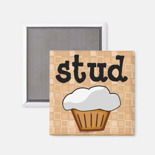 Stud Muffin Magneet (Voorkant / Achterkant)