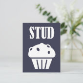 STUD Muffin Manly Tough Guy Funny Gift Good Lookin Briefkaart (Staand voorkant)