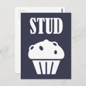 STUD Muffin Manly Tough Guy Funny Gift Good Lookin Briefkaart (Voorkant / Achterkant)